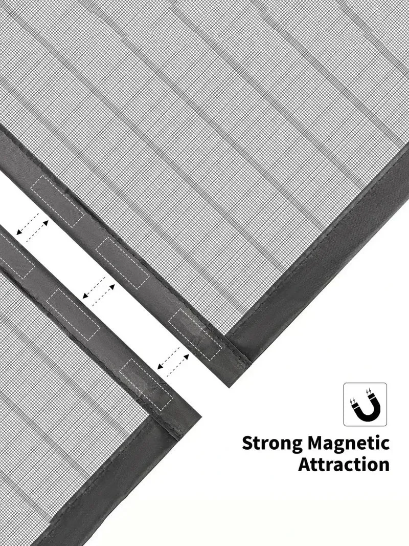 Magnetic Anti-Mosquito Net Anti Bug Fly Mouse Door and Window Screens No Punching Required Automatic Closing Curtains