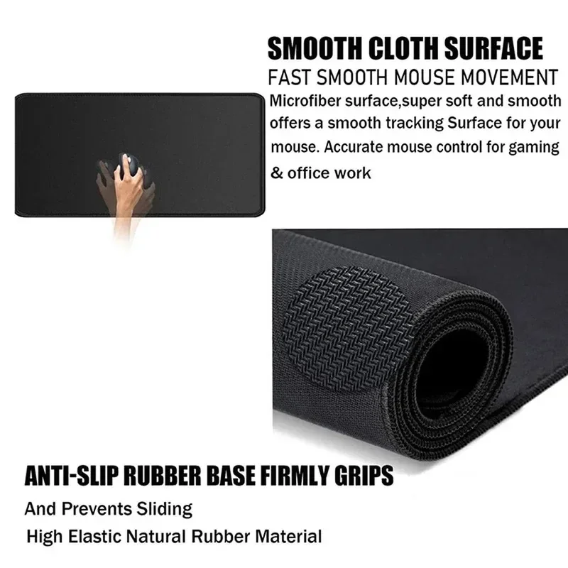 Sakura Scenery Mouse Pad Large Anti-Slip Rubber Gaming MousePad Durable Desk Pad Thick Seam Edge Suitable for Office and Gaming