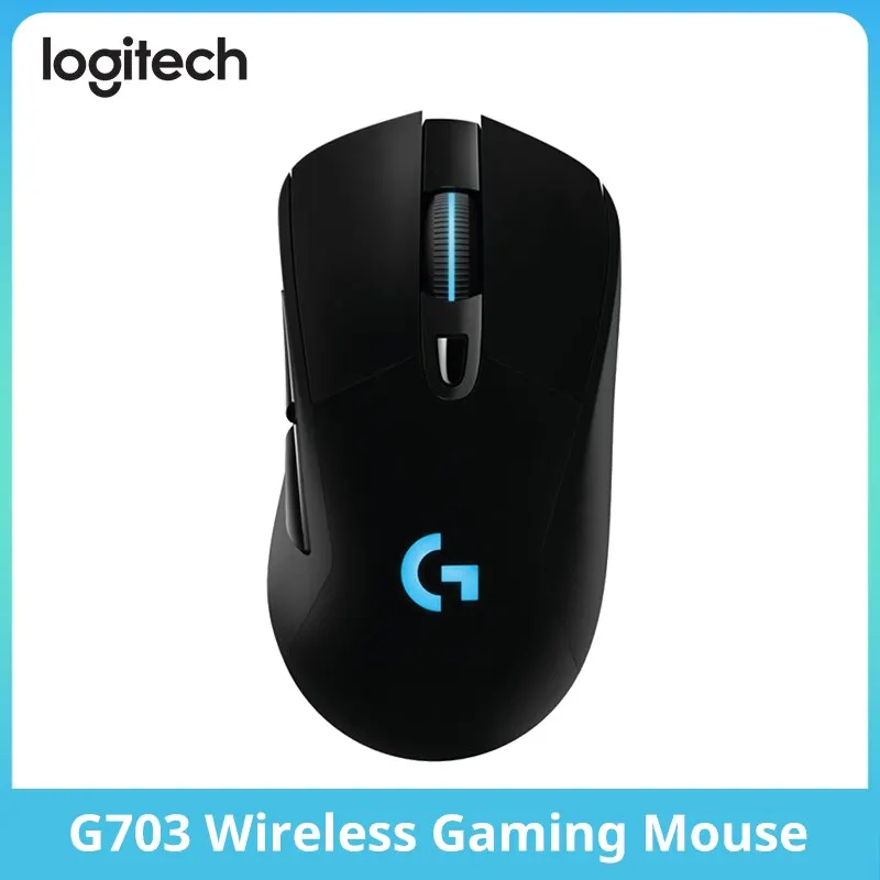 Logitech G703hero Esports Eat Chicken Macro RGB Backlit Computer Game Lol/cf Wireless Charging Mouse