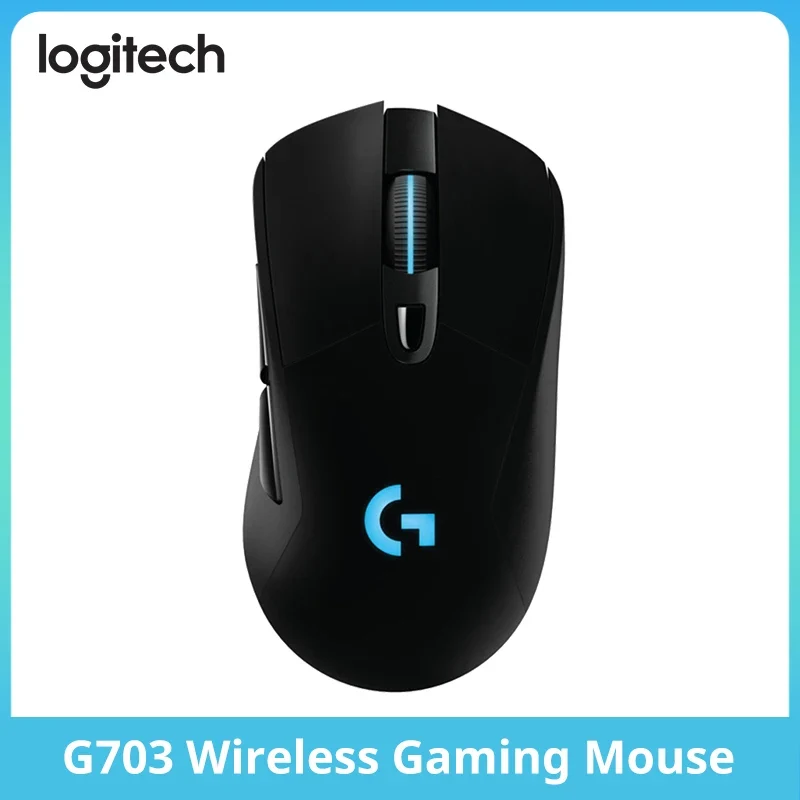 Logitech G703hero Esports Eat Chicken Macro RGB Backlit Computer Game Lol/cf Wireless Charging Mouse