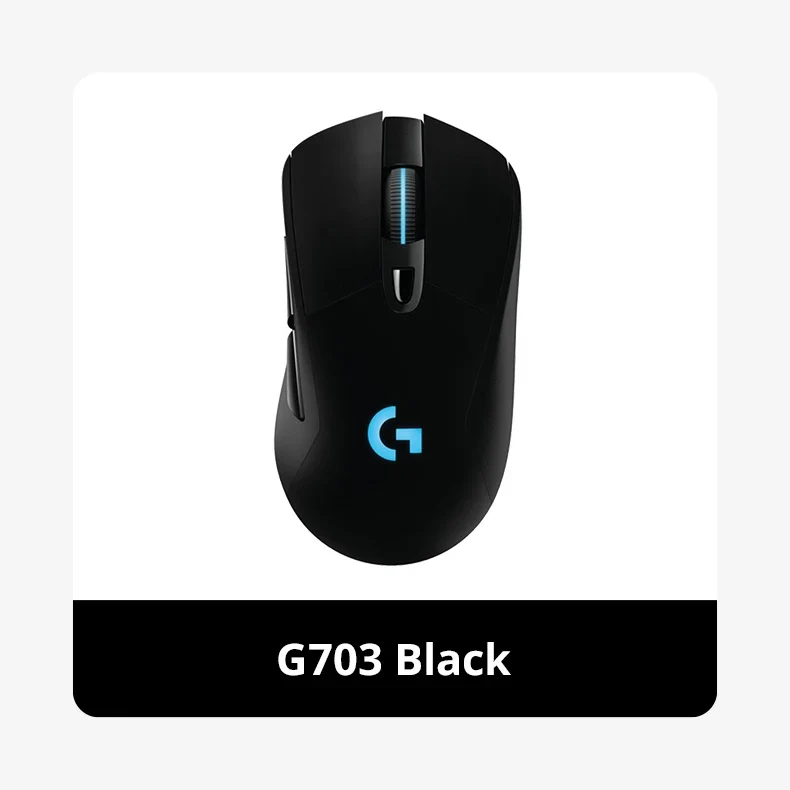 Logitech G703hero Esports Eat Chicken Macro RGB Backlit Computer Game Lol/cf Wireless Charging Mouse
