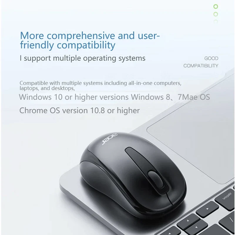 Acer 2.4Ghz Wireless Mouse Optical Portable Business Office Silent Mouse Suitable For Computer Laptop Notebook PC Esports Games