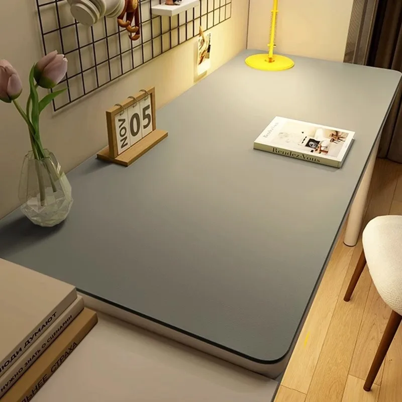 Leather Table cloth for Home Easy Clean Table Protector Waterproof Tea Coaster Large Desk Mat Anti-Slip Gamer Keyboard Mouse Mat