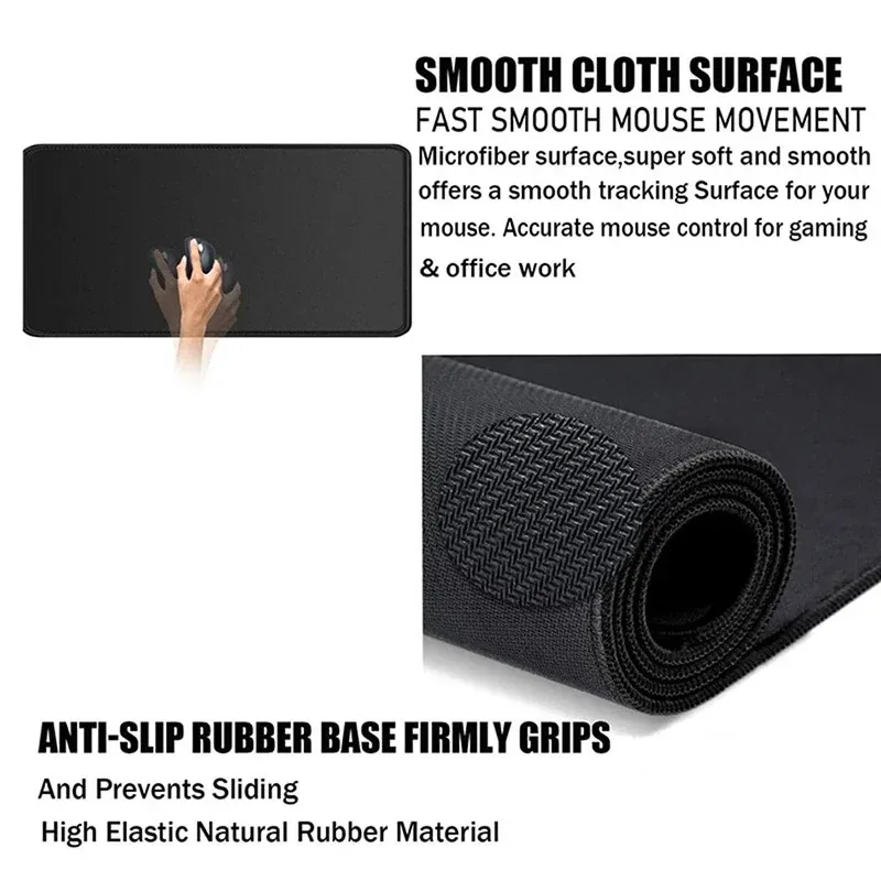 Fluid Mouse Pad 22X18 40X45 Square Computer Accessories Office Game Table Mats Rubber Anti-slip Mousepads Small Decor Desk Pads