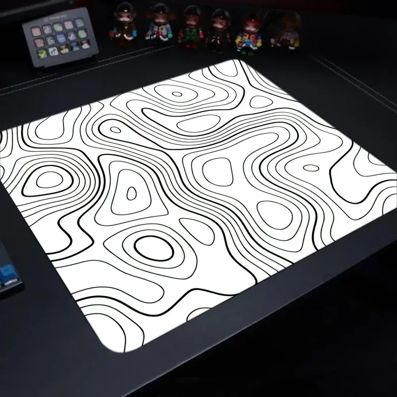 Fluid Mouse Pad 22X18 40X45 Square Computer Accessories Office Game Table Mats Rubber Anti-slip Mousepads Small Decor Desk Pads
