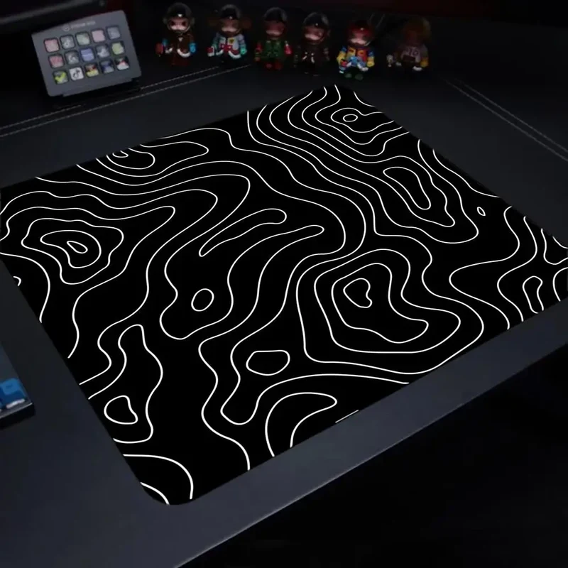 Fluid Mouse Pad 22X18 40X45 Square Computer Accessories Office Game Table Mats Rubber Anti-slip Mousepads Small Decor Desk Pads