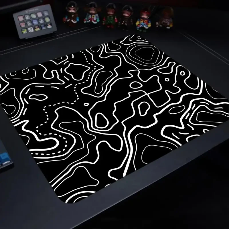 Fluid Mouse Pad 22X18 40X45 Square Computer Accessories Office Game Table Mats Rubber Anti-slip Mousepads Small Decor Desk Pads