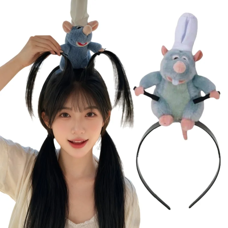 1/2pcs Whimsical Cartoon Mouse Headband - Soft and Comfortable Women's Hair Accessory for Costume Play, and Everyday Fun