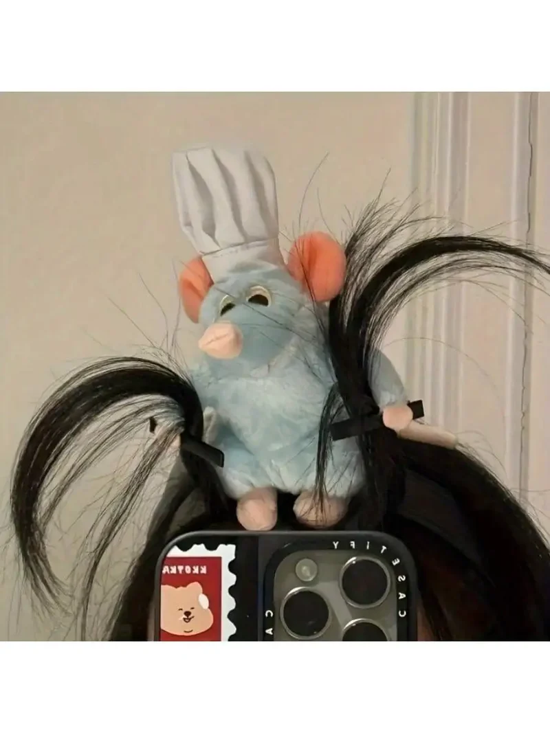 1/2pcs Whimsical Cartoon Mouse Headband - Soft and Comfortable Women's Hair Accessory for Costume Play, and Everyday Fun