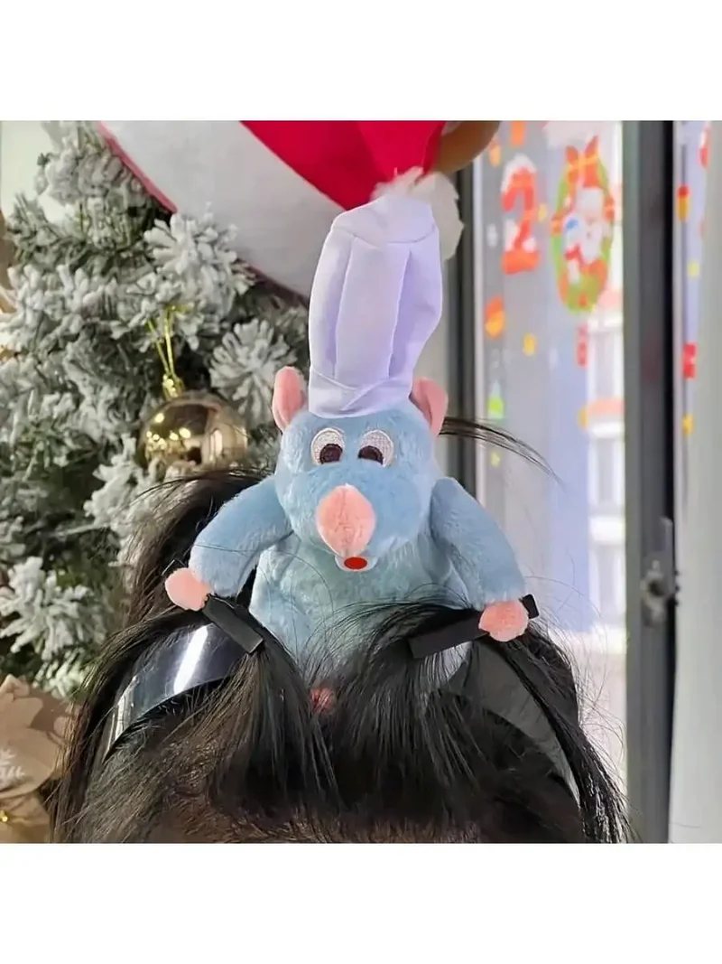 1/2pcs Whimsical Cartoon Mouse Headband - Soft and Comfortable Women's Hair Accessory for Costume Play, and Everyday Fun