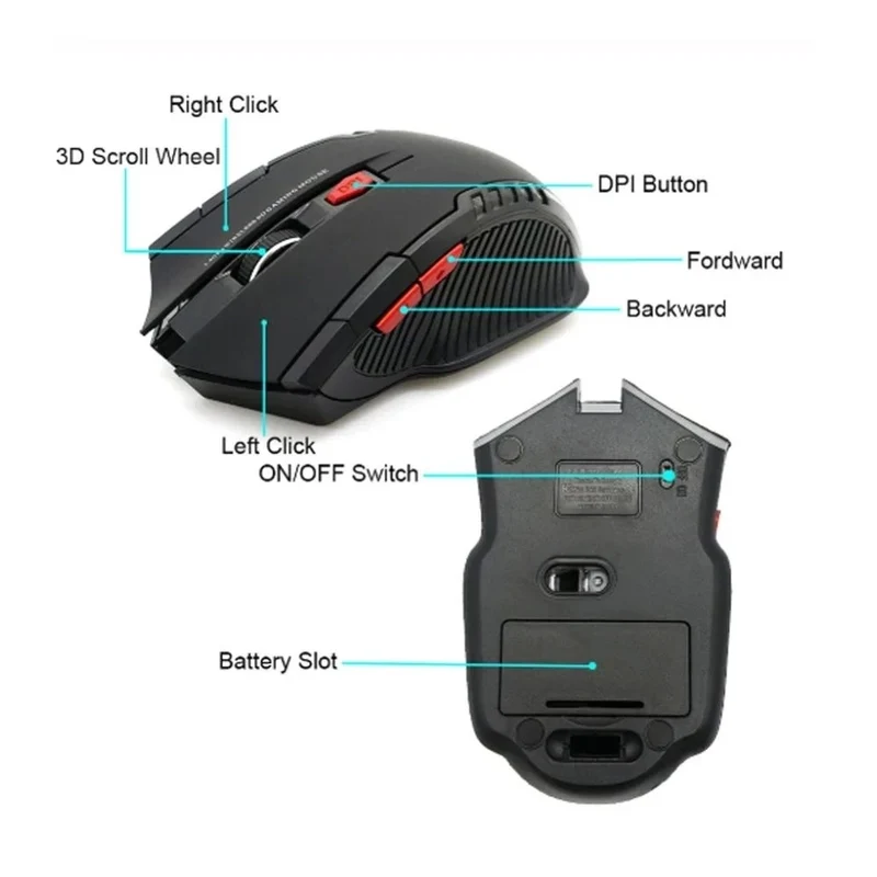 Wireless Mouse Optoelectronic Craft Gift 113 New Game Mouse New Optoelectronic Mouse in Stock