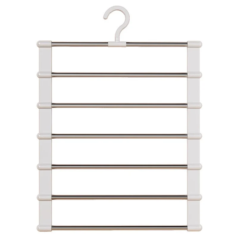 Multi-Layer Multifunctional Household Pants Rack, Non-Slip Seamless Pants Hanger, Special Folding Storage Organizer