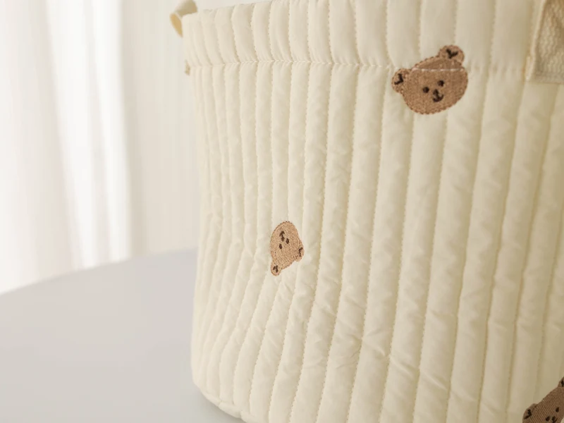 Ins Storage Basket Baby Diaper Clothes Toy Fixing Bag Bedding Storage Multi-use Storage Bag