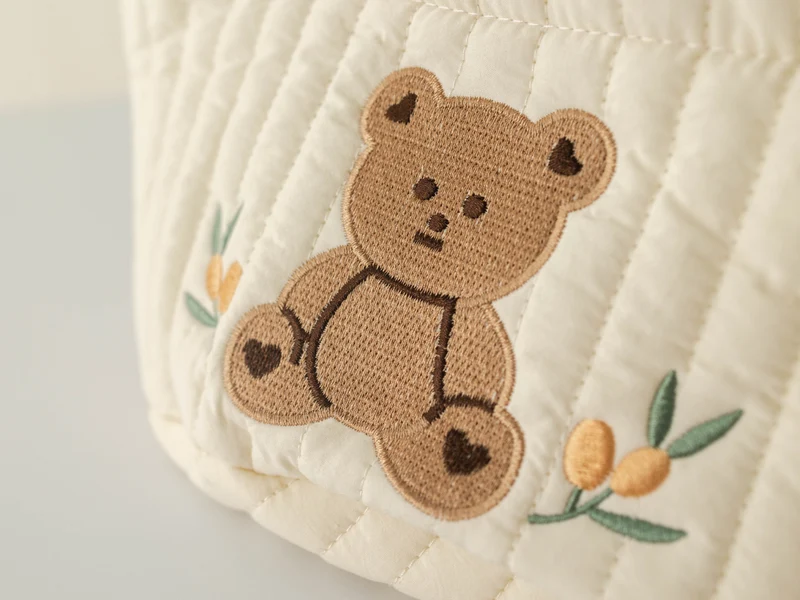Ins Storage Basket Baby Diaper Clothes Toy Fixing Bag Bedding Storage Multi-use Storage Bag