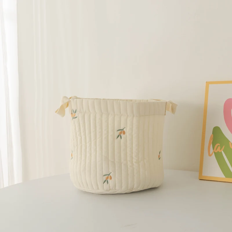 Ins Storage Basket Baby Diaper Clothes Toy Fixing Bag Bedding Storage Multi-use Storage Bag