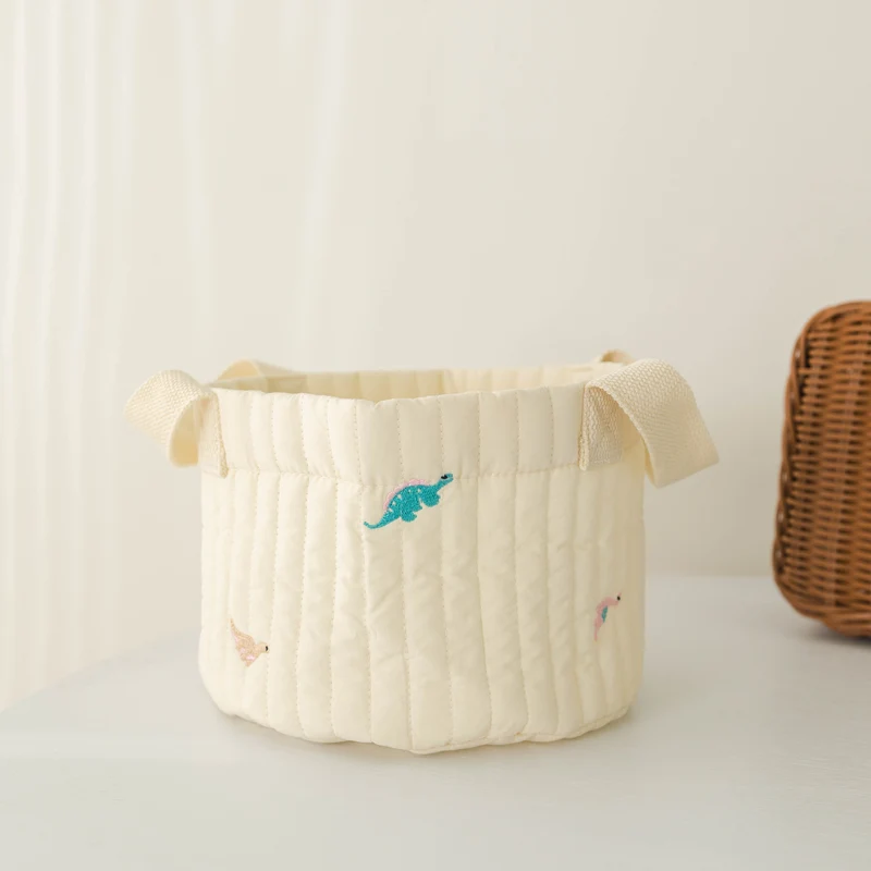 Ins Storage Basket Baby Diaper Clothes Toy Fixing Bag Bedding Storage Multi-use Storage Bag