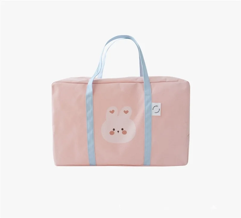 Ins Animal Head Kindergarten Bedding Storage Bag Organizer Bag Large Capacity Packing Bag Portable Travel Storage