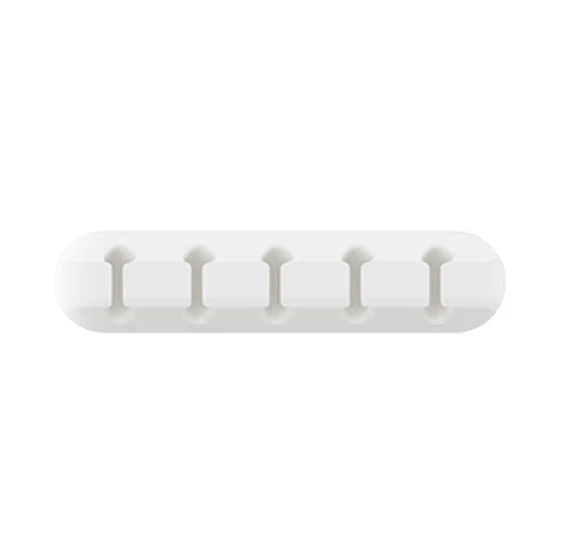 New desktop charging data cable holder multi-port creative storage wire silicone cable organizer hub