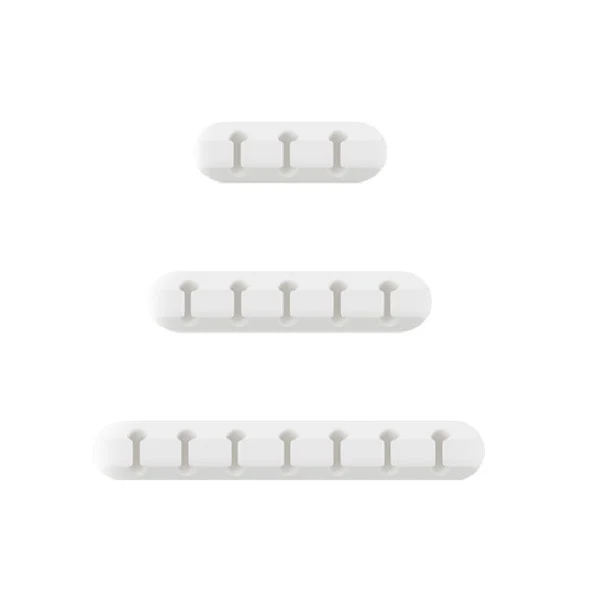New desktop charging data cable holder multi-port creative storage wire silicone cable organizer hub