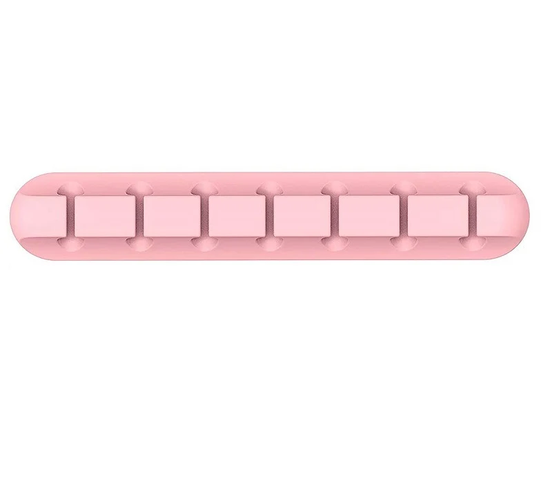 New desktop charging data cable holder multi-port creative storage wire silicone cable organizer hub