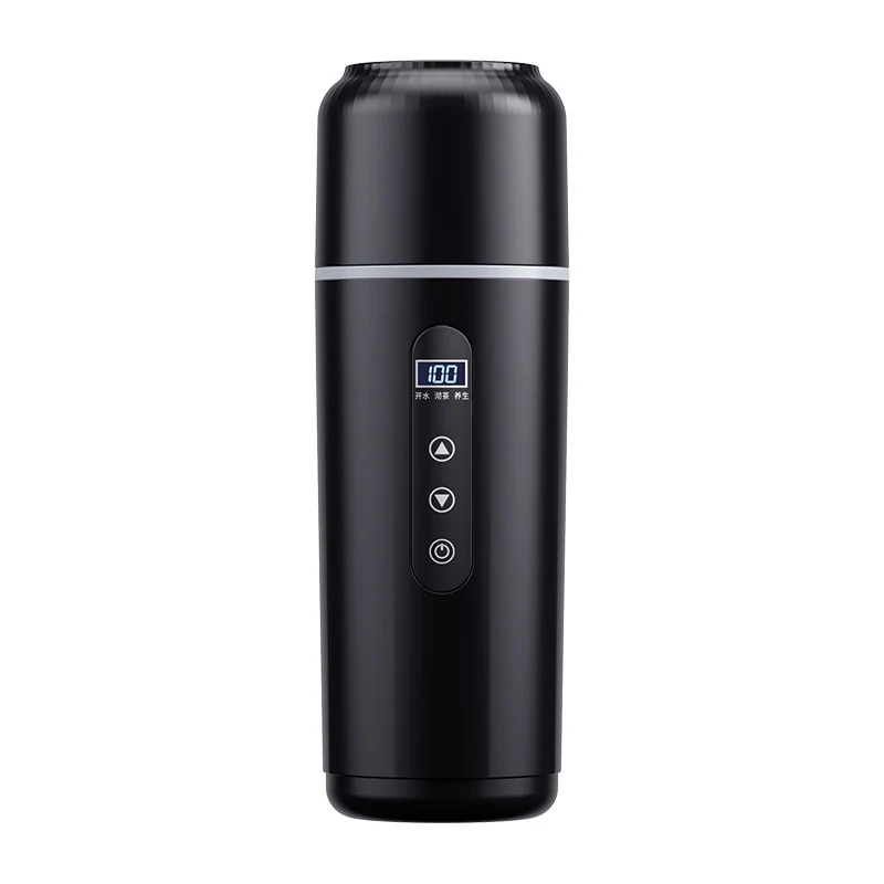 Car heating water cup 2024 new 12v24v universal usb insulation integrated size truck heating water cup
