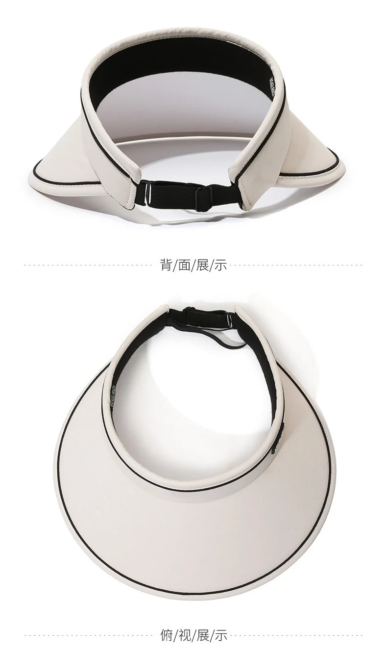 Upf50+ Large Brim Sun Hat for Women, Uv Protection, Open-Top Hat, Cycling Face-Covering Sun Hat, Breathable Ice Silk