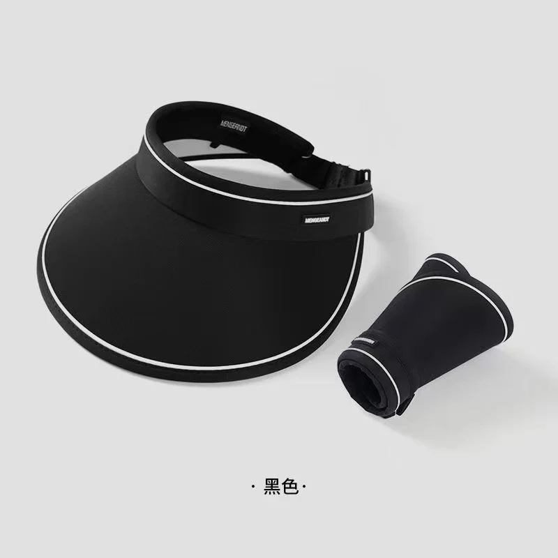 Upf50+ Large Brim Sun Hat for Women, Uv Protection, Open-Top Hat, Cycling Face-Covering Sun Hat, Breathable Ice Silk