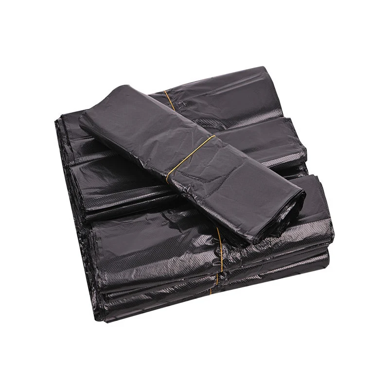Thickened Vest for Home Kitchen Use, Black Kitchen Waste Tote Bag, Vest-Style Wholesale Disposable Garbage Plastic Bag