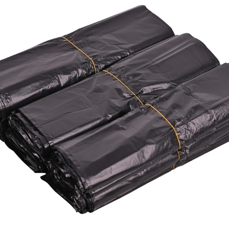 Thickened Vest for Home Kitchen Use, Black Kitchen Waste Tote Bag, Vest-Style Wholesale Disposable Garbage Plastic Bag