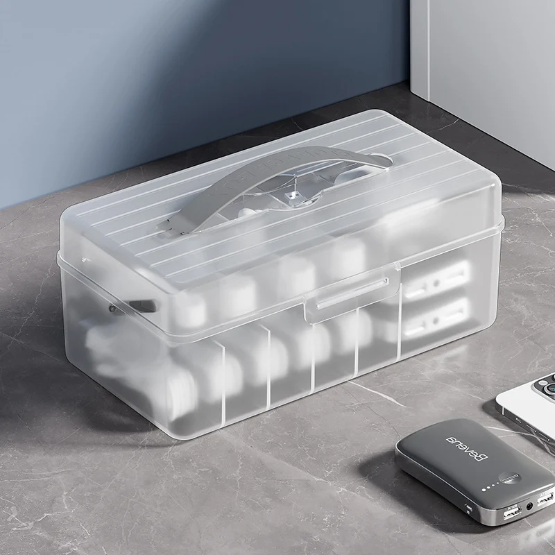 Desktop Data Cable Dust-Proof Compartment Storage Artifact Mobile Phone Charger Charging Cable Headphone Cable Organizer Compartment Box