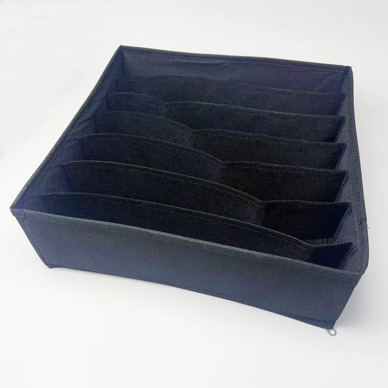 Underwear Compartmentalized Storage Box Four-Piece Set, Sock Storage Box, Fabric Home Storage, Bra Organizer, Multi-Compartment Classification Storage Box