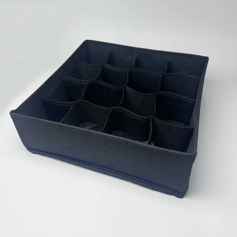 Underwear Compartmentalized Storage Box Four-Piece Set, Sock Storage Box, Fabric Home Storage, Bra Organizer, Multi-Compartment Classification Storage Box