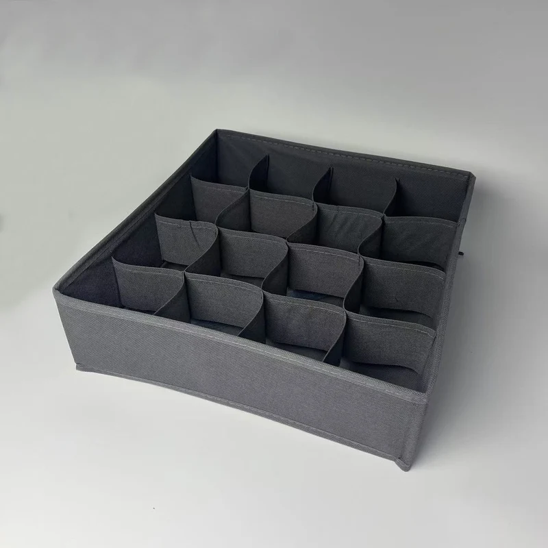 Underwear Compartmentalized Storage Box Four-Piece Set, Sock Storage Box, Fabric Home Storage, Bra Organizer, Multi-Compartment Classification Storage Box
