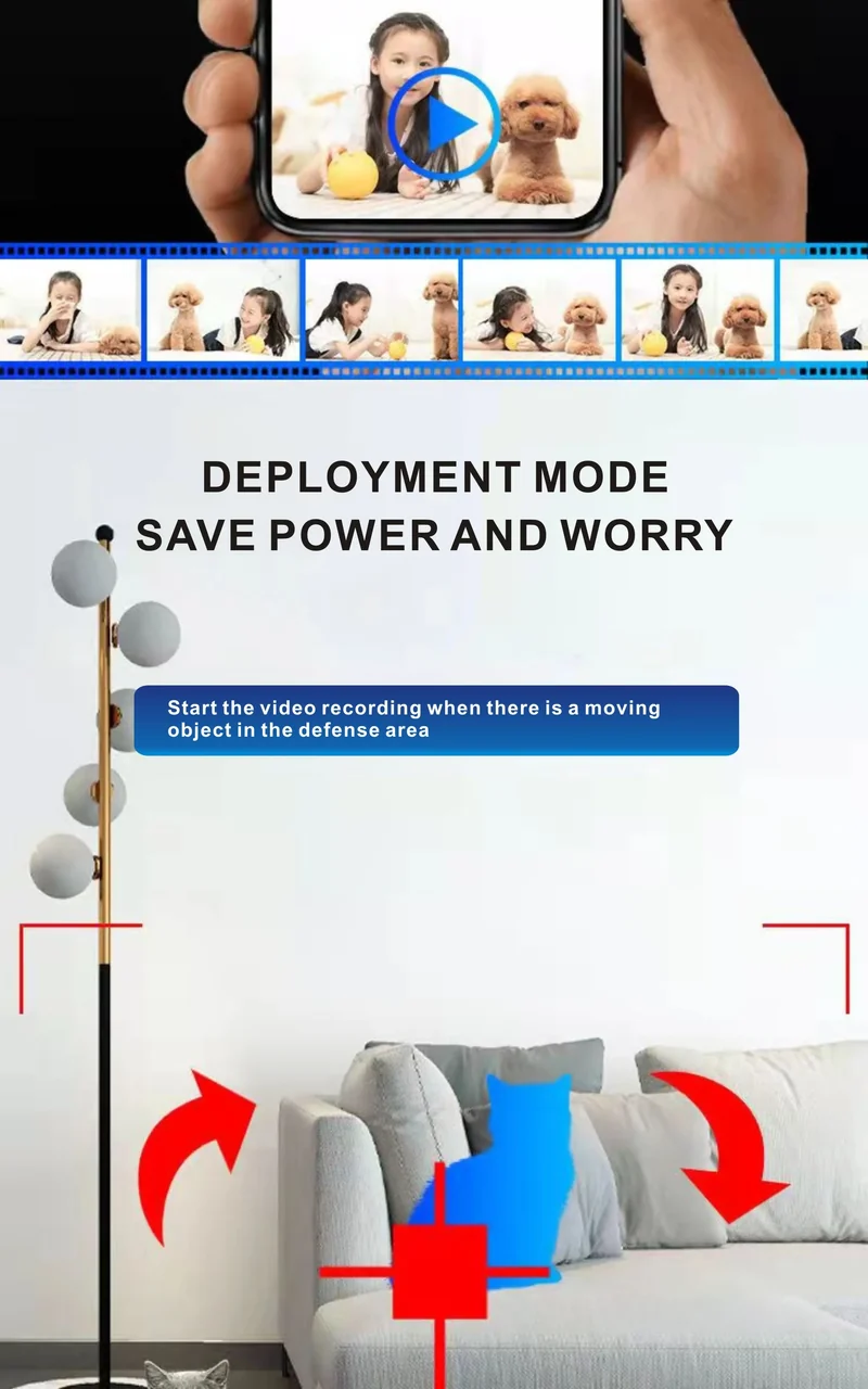 A9 Camera WiFi HD Voice Recorder Wireless Mini Camera Video Surveillance Network Camera Smart Home Video Surveillance