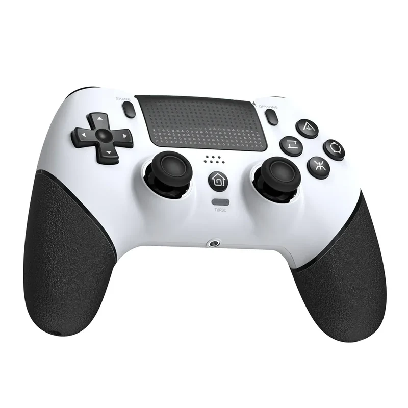 Wireless Gaming Controller 6 Axis Gyro Bluetooth Console Controller Macros Turbo Dual Vibration Hall Effect Joystick for PS4