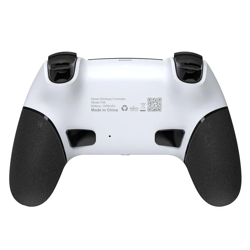 Wireless Gaming Controller 6 Axis Gyro Bluetooth Console Controller Macros Turbo Dual Vibration Hall Effect Joystick for PS4