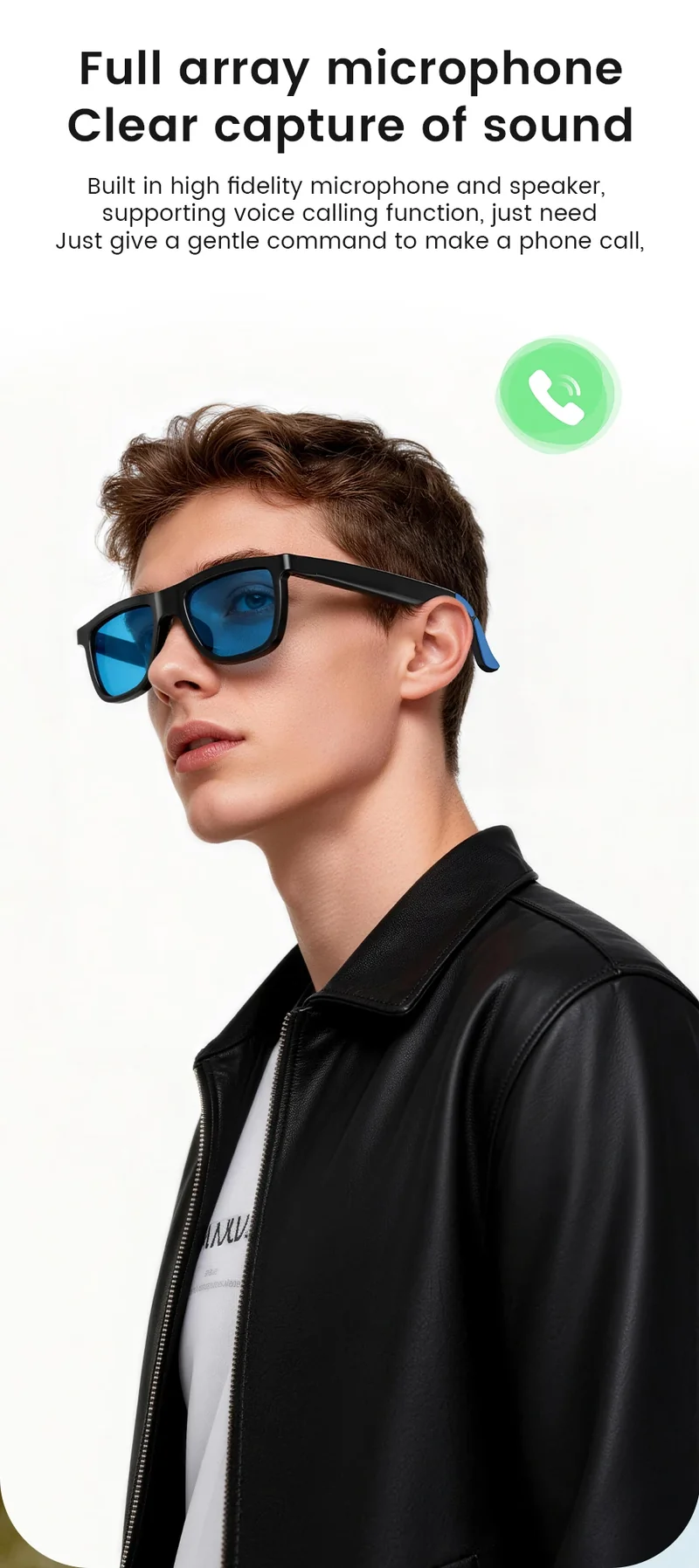 2026 AI Smart Glasses Touch Color-change Electrochromic Lens AI Translation ChatGPT BT Call Dual-mic Music Audio Sunglasses Men