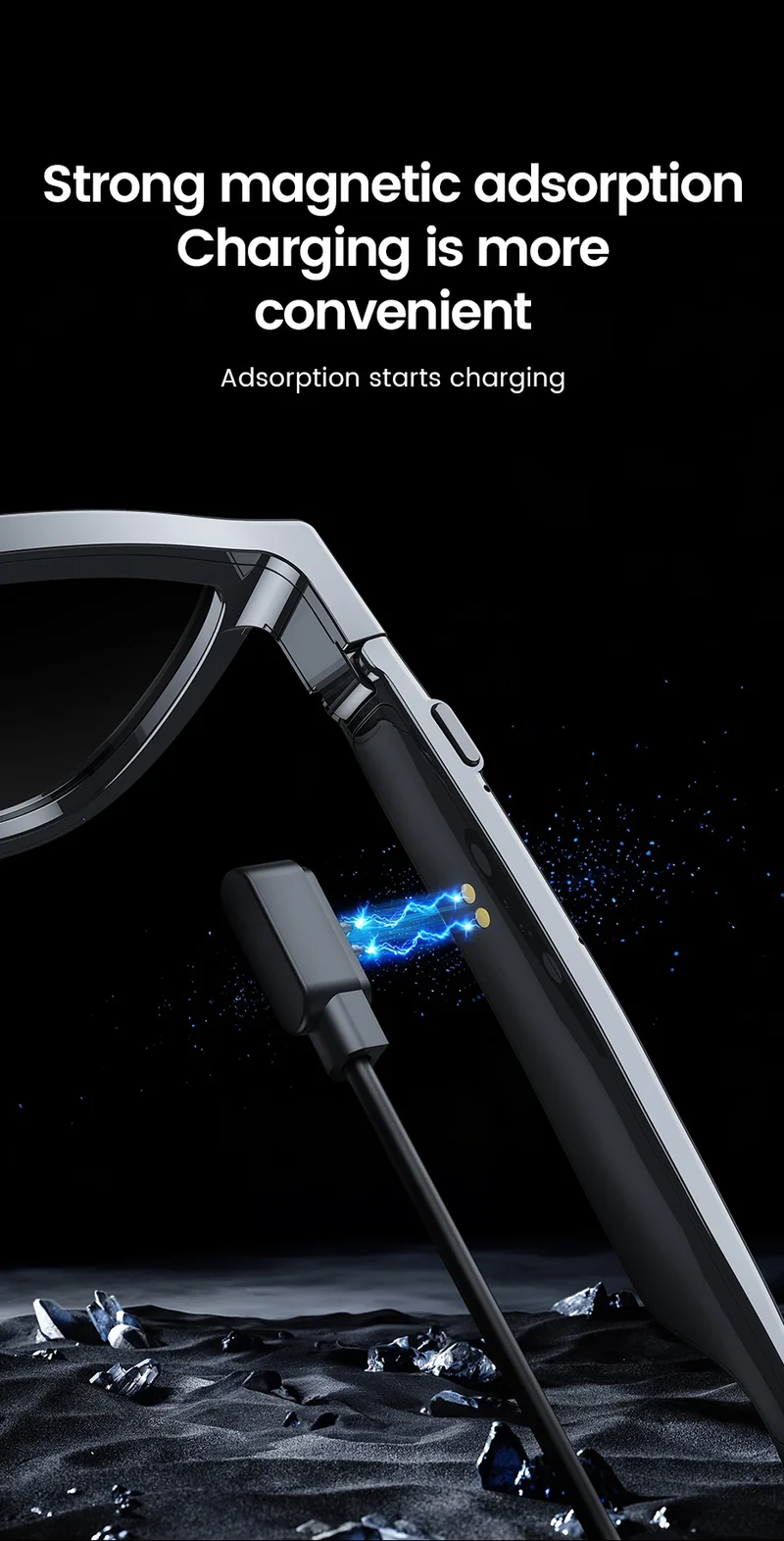 2026 AI Smart Glasses Touch Color-change Electrochromic Lens AI Translation ChatGPT BT Call Dual-mic Music Audio Sunglasses Men