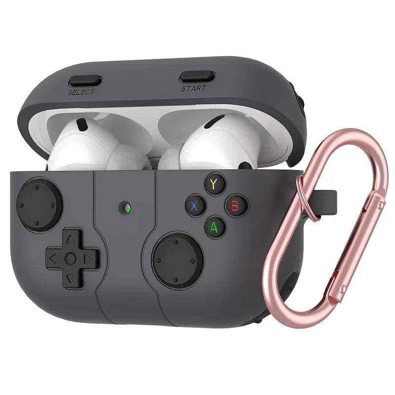 Game Case for AirPods Pro 3 2025 Cover with Cleaner Kit Keychain For AirPods Pro 3rd Generation Silicone Case for AirPods Pro 3