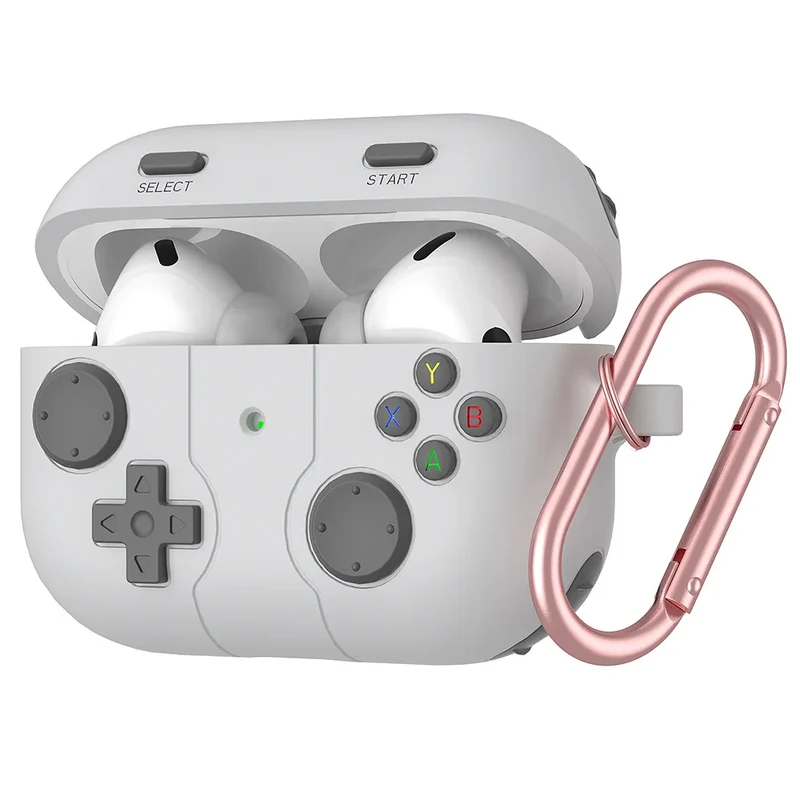 Game Case for AirPods Pro 3 2025 Cover with Cleaner Kit Keychain For AirPods Pro 3rd Generation Silicone Case for AirPods Pro 3