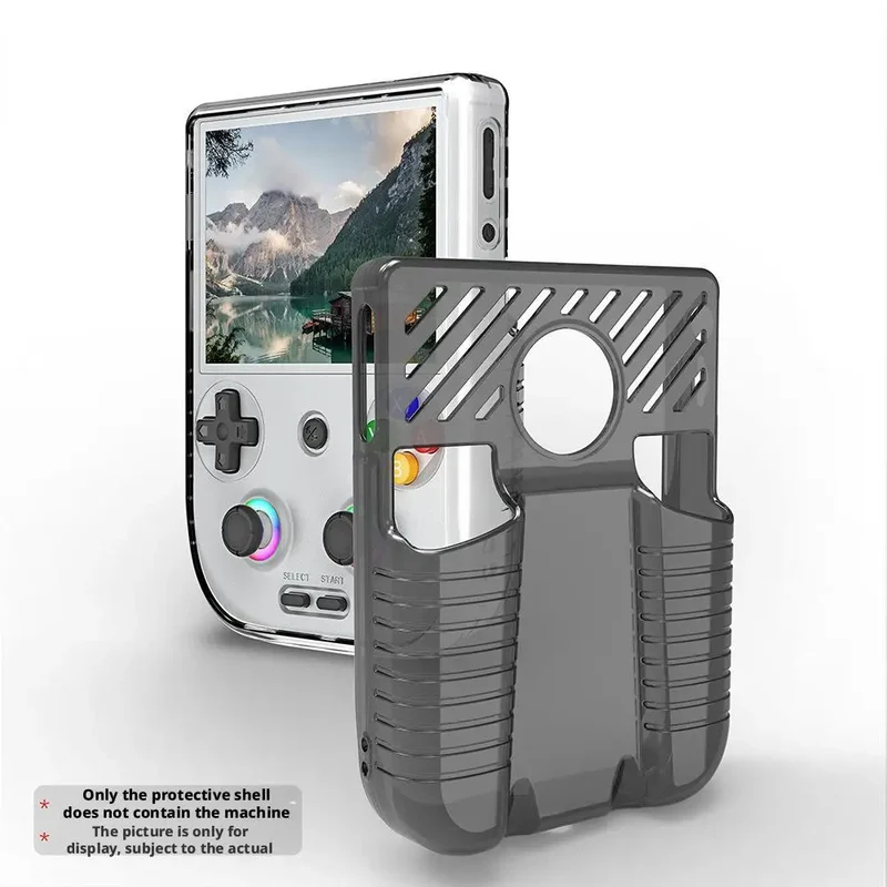 Game console protective case for anbernic RG406V transparent TPU soft Waterproof Anti Fall Protect Shell Game Console Accessory