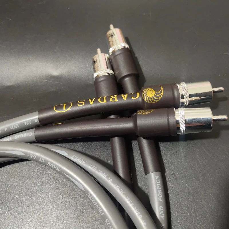 CARDAS TWINLNK IIC oxygen-free copper OFC audiophile RCA to RCA audio cable signal line with original silver plated RCA plug