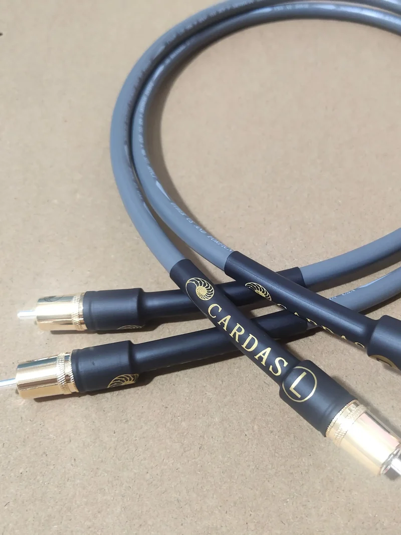 CARDAS TWINLNK IIC oxygen-free copper OFC audiophile RCA to RCA audio cable signal line with original silver plated RCA plug