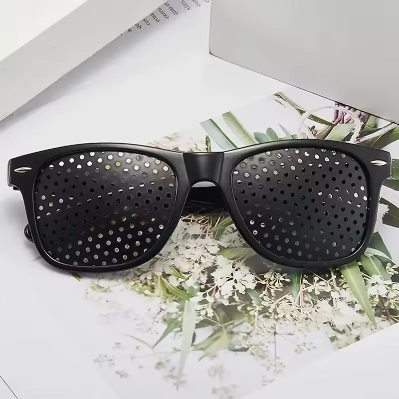 Wearable Anti-fatigue Vision Care Corrective Glasses Improve Stenopeic Pinhole Pin Hole Glasses Eye Protection For Men Women