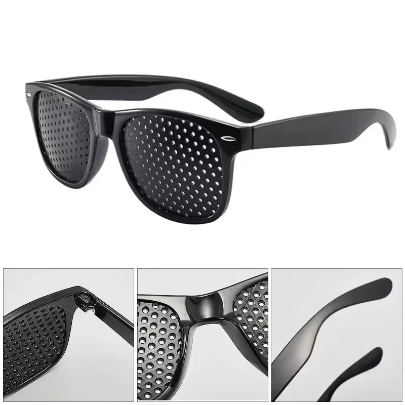Wearable Anti-fatigue Vision Care Corrective Glasses Improve Stenopeic Pinhole Pin Hole Glasses Eye Protection For Men Women