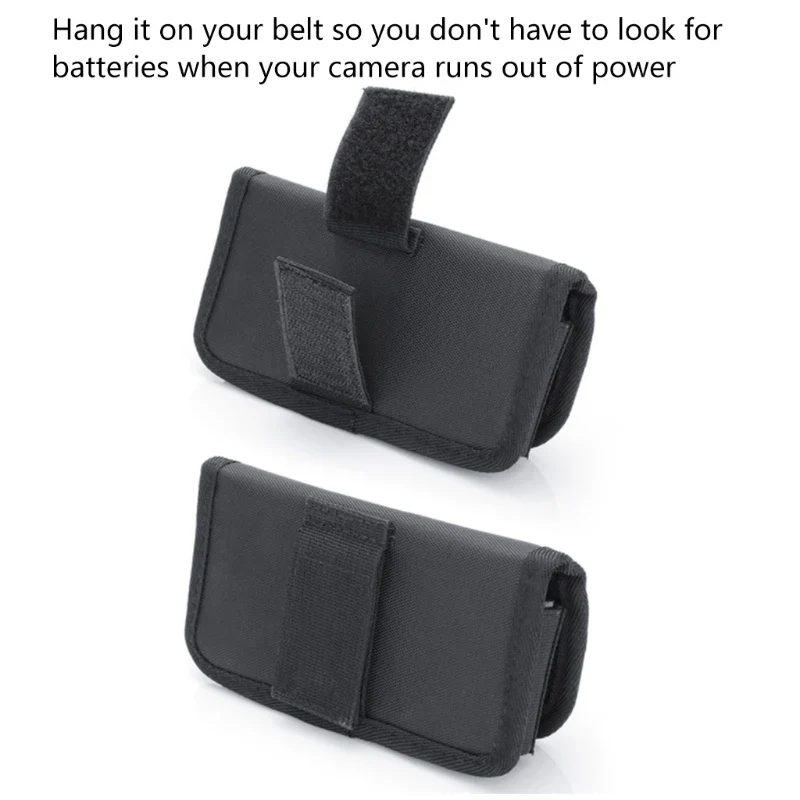 Camera Battery for Case with Card Holder for lp-e6/ en-el15/ np-fw50/ np-f550/ AA Battery and Memory Card