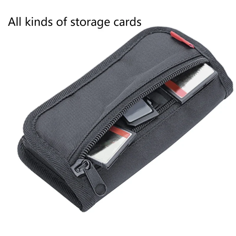 Camera Battery for Case with Card Holder for lp-e6/ en-el15/ np-fw50/ np-f550/ AA Battery and Memory Card