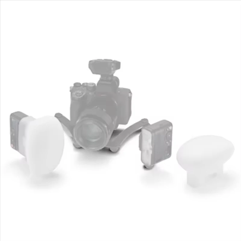 1/2PCS Dental Diffuser Silica Gel Diffusion Dome Kit for Godox V860 V850 TT685 TT600 MF12/MF12-K2 Flash