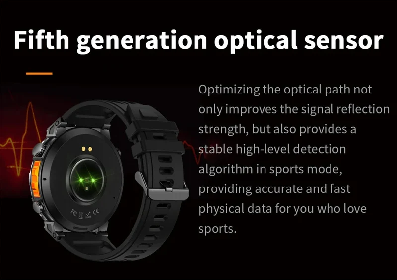 2025 New Professional GPS Sports Smart Watch Outdoor RIDE Run GPS track Swim Watchs Compass Altimeter 5ATM Sports Bracelets Men