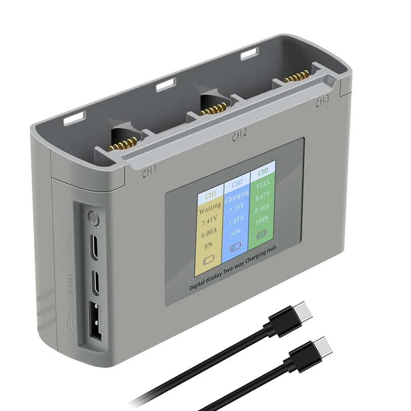 For Mavic Mini 2/SE Battery Charging Hub Drone Battery Charger Charge Three Batteries for DJI Mini SE/Mini 2 Drone Accessories